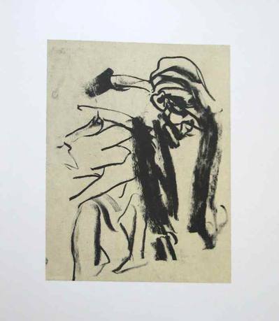 Willem de Kooning, Untitled from the Frank O'Hara book (Oh to be an angel if there were any!)