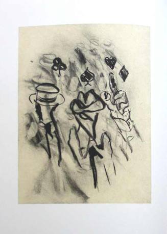 Willem de Kooning, Untitled from the Frank O'Hara book (Shall we win at love or shall we lose)