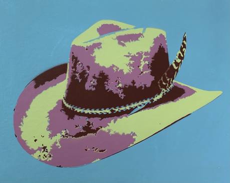 GAMURET, Feather Hat on Teal