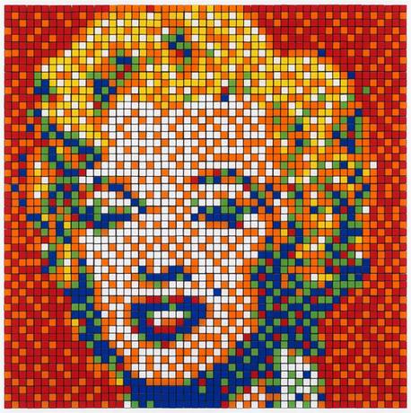 Invader, Rubik Shot Red Marilyn