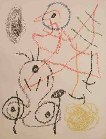 Joan Miró, Untitled #02 (after drawing)