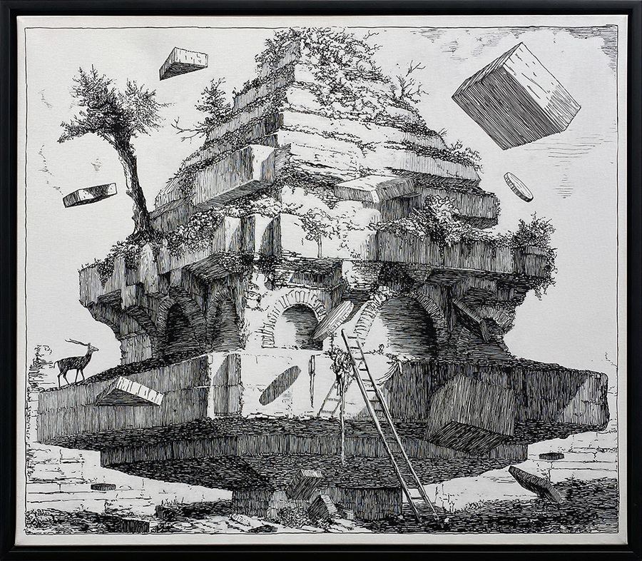 Daniel Arsham, Remains of the Tomb, Second State