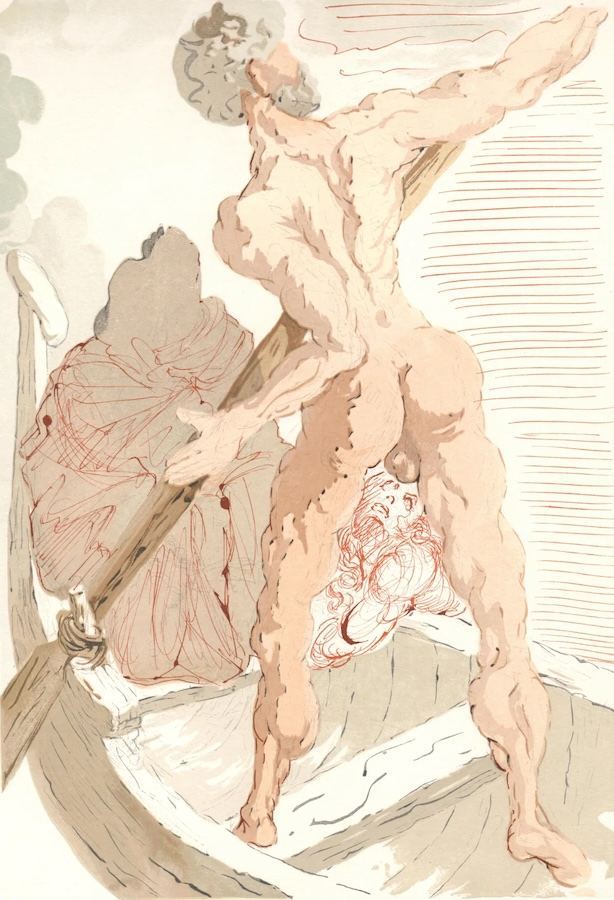 Salvador Dalí, Inferno Canto 3: Charon