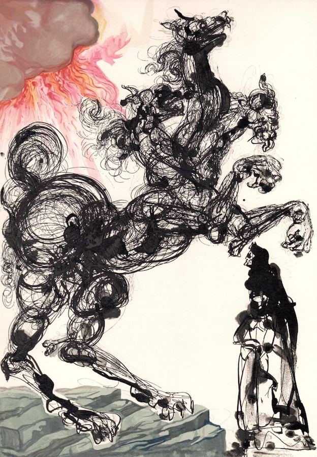 Salvador Dalí, Inferno Canto 6: Cerburus