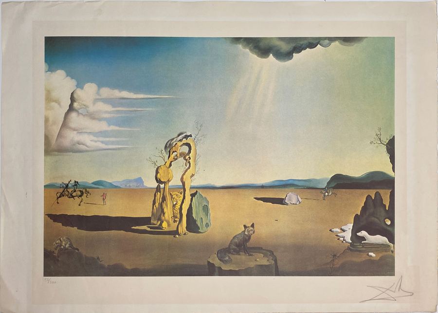 Salvador Dalí, Les betes sauvages dans le desert
