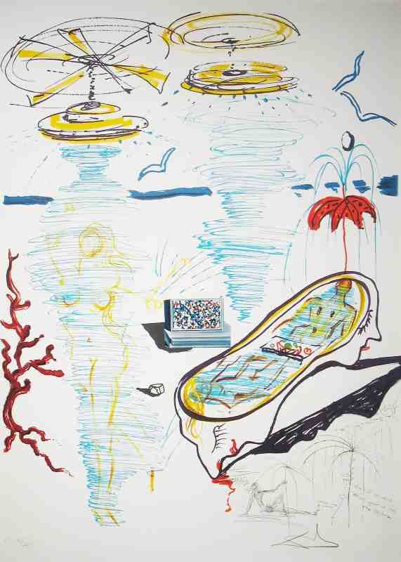 Salvador Dalí, Liquid Tornado Bathtub