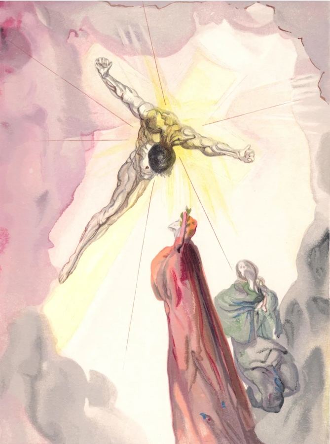 Salvador Dalí, Paradise Canto 14: The Ghost of Christ