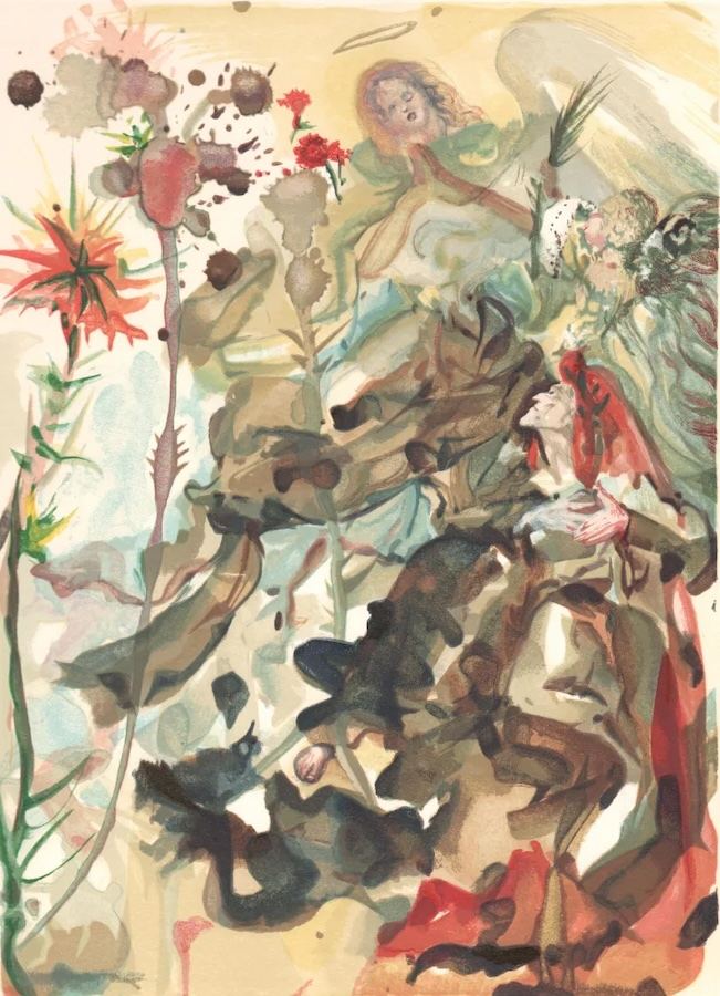 Salvador Dalí, Paradise Canto 25: Saint John and Hope