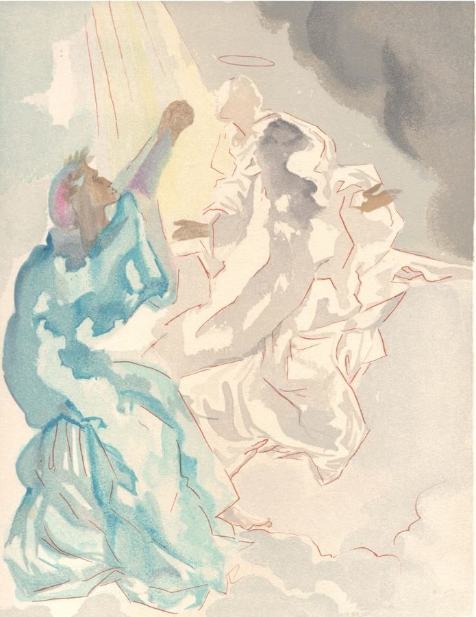 Salvador Dalí, Paradise Canto 5: In the Heaven of Mercury