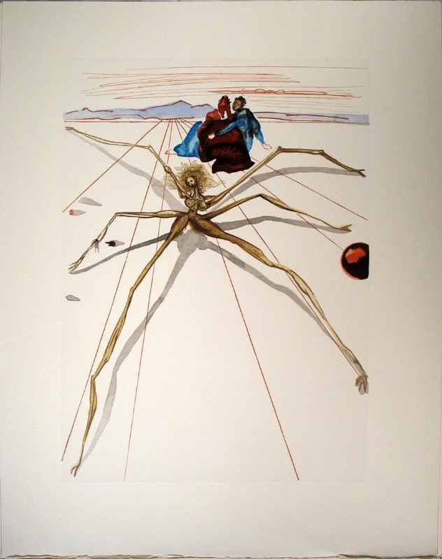 Salvador Dalí, Purgatory Canto 12: Leaving the Level of Anger
