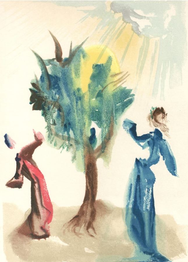 Salvador Dalí, Purgatory Canto 24: The Tree of Chastisement