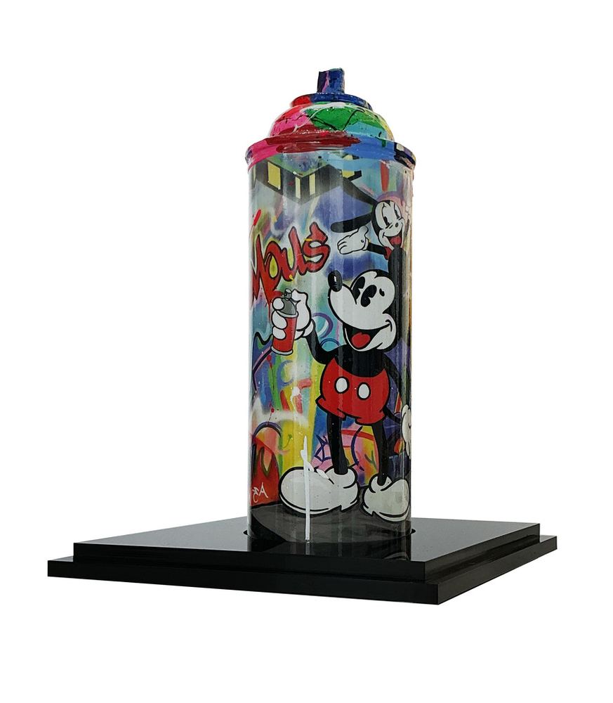 Nelson De La Nuez, Spray Cans (Famous Mickey)