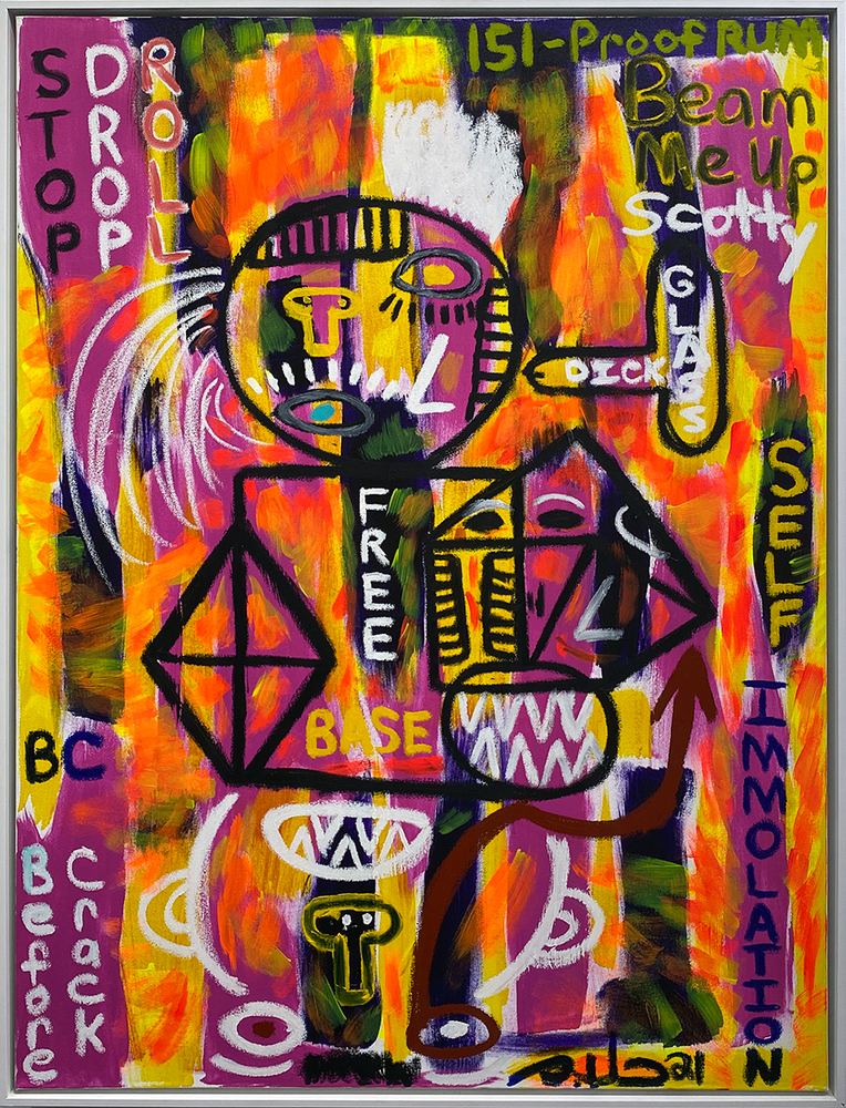 Halim Flowers, Portrait of Richard Pryor on Fire