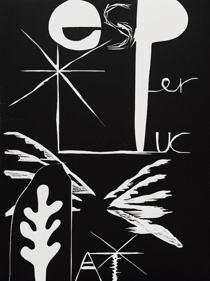 Magne Furuholmen, Mourlot Editions 7/7 Black Chasuble