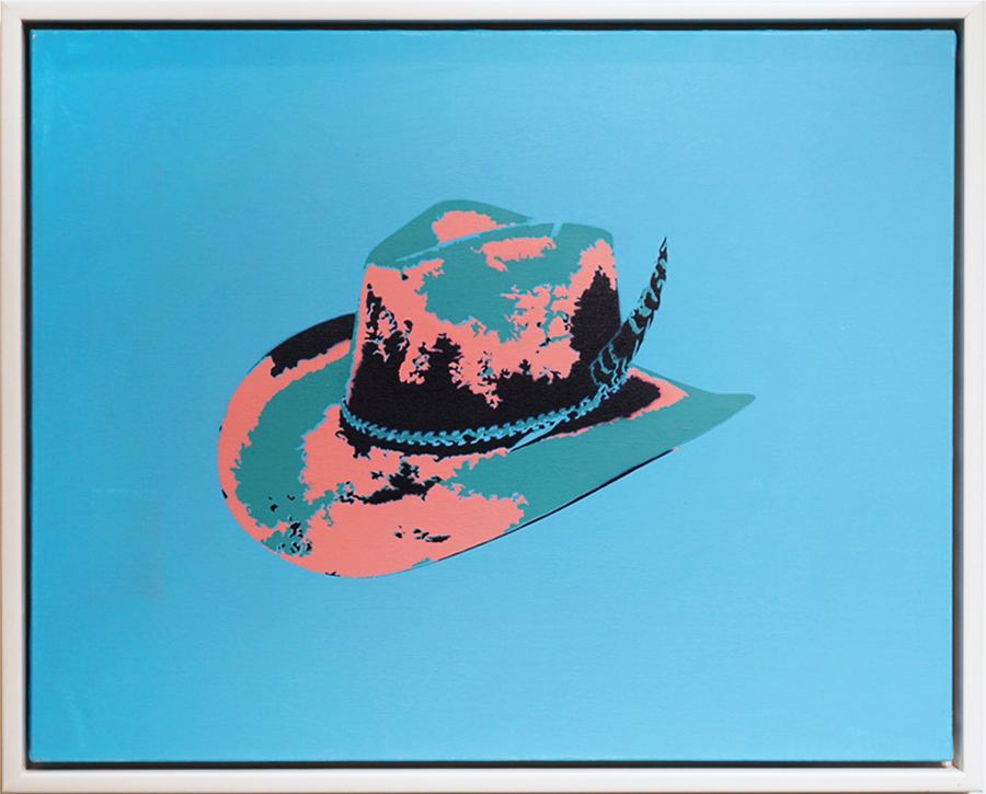 GAMURET, Feather Hat (Teal/Navy/Pink)