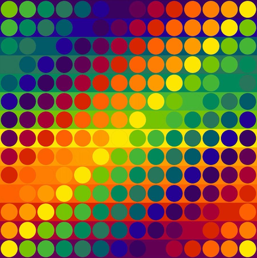 Julio Le Parc, COLOR SECUENCIA-9