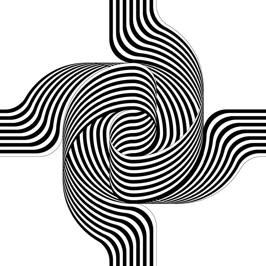 Julio Le Parc, Larga marcha, 4 bifurcaciones 6