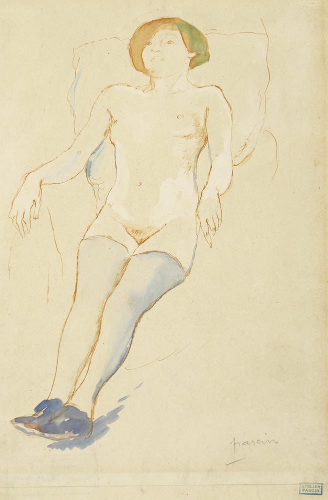 Jules Pascin, Nu allongé