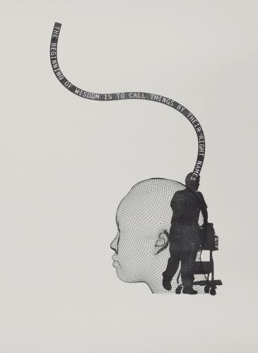 Jaume Plensa, The beginning of wisdom is to call things by their right names